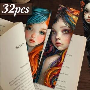 Brand New 32pcs of Personalized Girl-Themed Bookmarks
